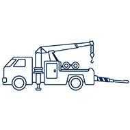 レッカー形トラッククレーン